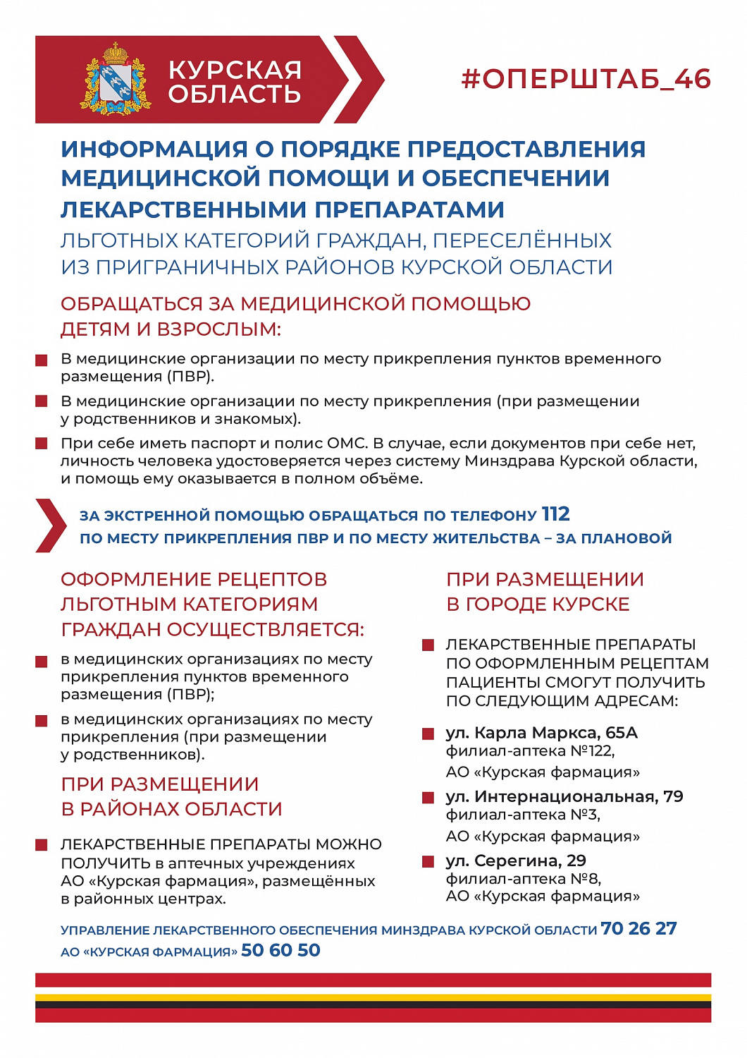 Размещаем необходимую информацию для жителей приграничных районов