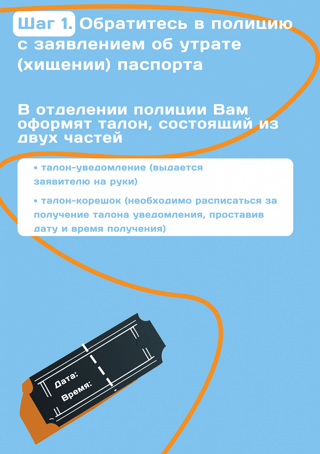  Важные ссылки для получения государственной услуги по восстановлению утерянного паспорта.